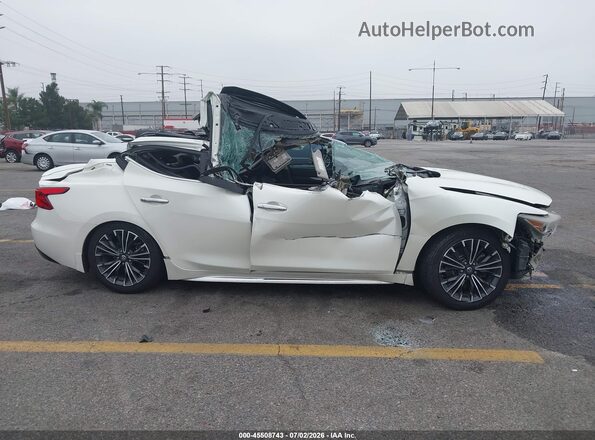 1N4AA6AP7HC360740 2017 NISSAN MAXIMA White Vista interior de 360 grados
