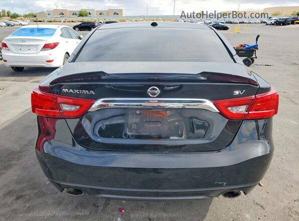 1N4AA6AP7HC377635 2017 NISSAN MAXIMA Black Rear view