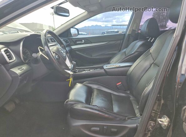 1N4AA6AP7HC377635 2017 NISSAN MAXIMA Black Front interior view