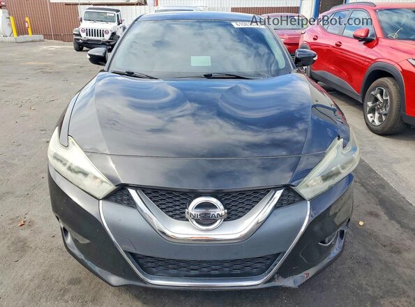 1N4AA6AP7HC377635 2017 NISSAN MAXIMA Black Front view