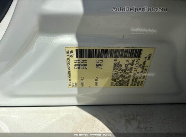 1N4AA6AP7HC382379 2017 NISSAN MAXIMA  ძრავის განყოფილების ხედი
