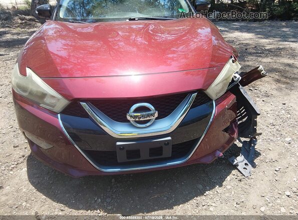 1N4AA6AP7HC388568 2017 NISSAN MAXIMA Red Vista frontal