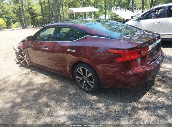 1N4AA6AP7HC388568 2017 NISSAN MAXIMA Red Trasero izquierdo