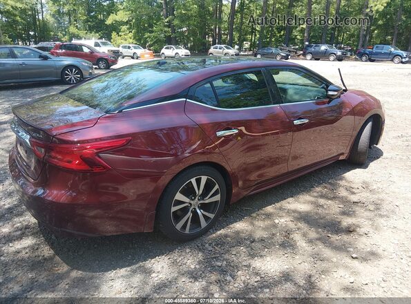 1N4AA6AP7HC388568 2017 NISSAN MAXIMA Red Trasero derecho