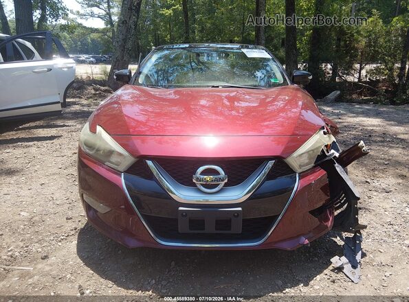 1N4AA6AP7HC388568 2017 NISSAN MAXIMA Red Vista del cuadro de instrumentos