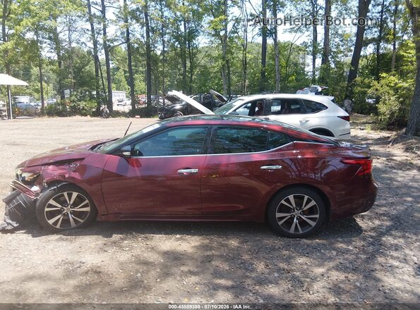 1N4AA6AP7HC388568 2017 NISSAN MAXIMA Red Vista interior de 360 grados