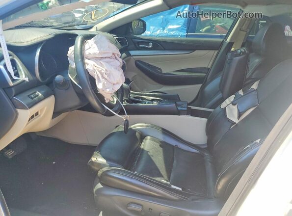 1N4AA6AP7HC435033 2017 NISSAN MAXIMA White Widok wnętrza z przodu