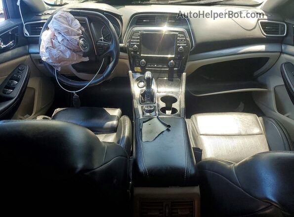 1N4AA6AP7HC435033 2017 NISSAN MAXIMA White Widok deski rozdzielczej