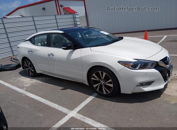 1N4AA6AP7HC435405 2017 NISSAN MAXIMA White Вид задньої частини салону