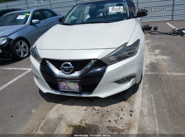 1N4AA6AP7HC435405 2017 NISSAN MAXIMA White Вид щитка приладів