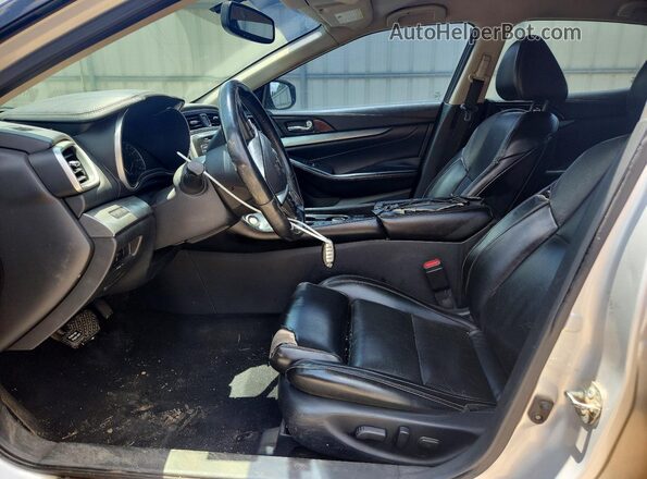 1N4AA6AP7HC448705 2017 NISSAN MAXIMA Silver Widok wnętrza z przodu