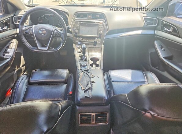 1N4AA6AP7HC448705 2017 NISSAN MAXIMA Silver Widok deski rozdzielczej
