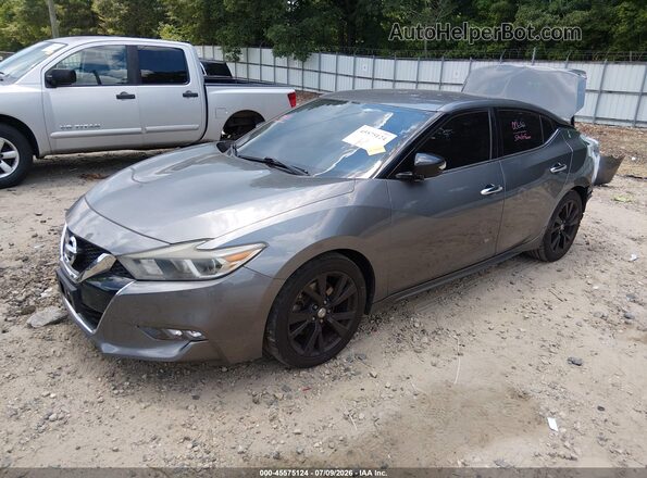 1N4AA6AP7JC374157 2018 NISSAN MAXIMA Gray Front left