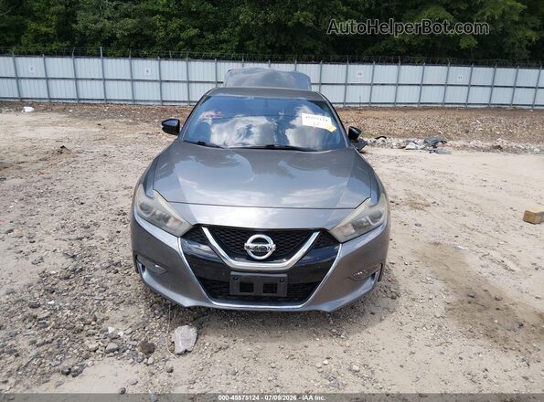 1N4AA6AP7JC374157 2018 NISSAN MAXIMA Gray Rear interior view
