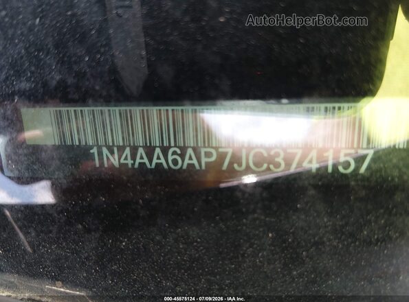 1N4AA6AP7JC374157 2018 NISSAN MAXIMA Gray 