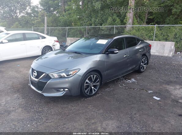 1N4AA6AP7JC375230 2018 NISSAN MAXIMA Gray Front left