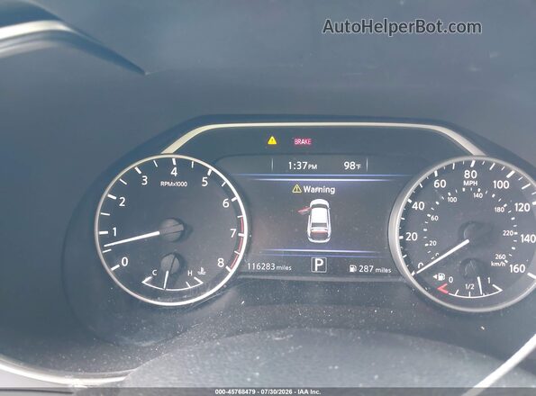 1N4AA6AP7JC377964 2018 NISSAN MAXIMA Gray Հետևի նստատեղերի տեսք