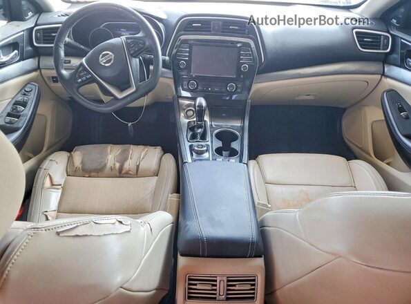 1N4AA6AP7JC383201 2018 NISSAN MAXIMA Black Dashboard view