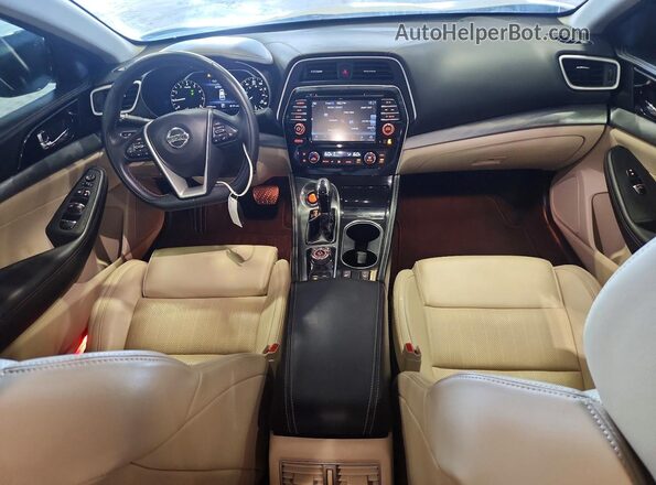 1N4AA6AP7JC389922 2018 NISSAN MAXIMA White Dashboard view