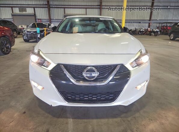 1N4AA6AP7JC389922 2018 NISSAN MAXIMA White Front view