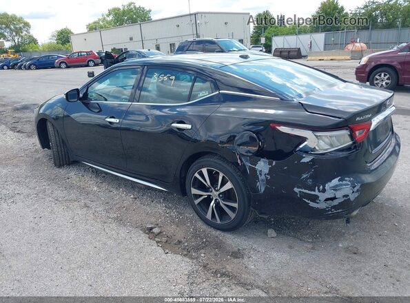 1N4AA6AP7JC390651 2018 NISSAN MAXIMA Черный Задняя левая четверть