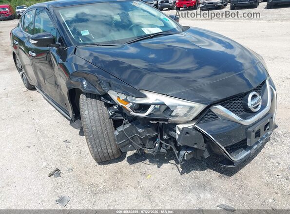 1N4AA6AP7JC390651 2018 NISSAN MAXIMA Черный Вид спереди