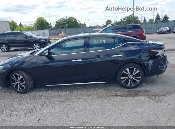 1N4AA6AP7JC390651 2018 NISSAN MAXIMA Черный Панорамный вид салона 360°