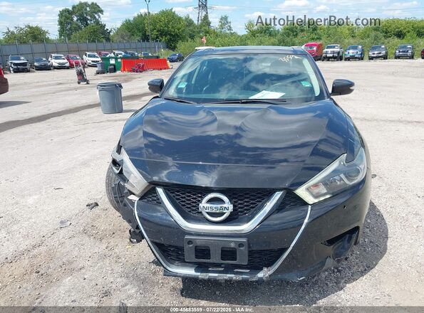 1N4AA6AP7JC390651 2018 NISSAN MAXIMA Черный Вид щитка приборов