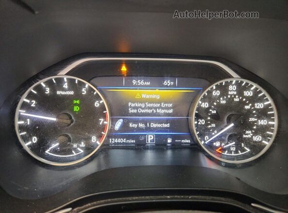 1N4AA6AP7JC391072 2018 NISSAN MAXIMA Gray ხელსაწყოთა პანელის ხედი