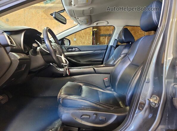 1N4AA6AP7JC391072 2018 NISSAN MAXIMA Gray წინა სალონის ხედი