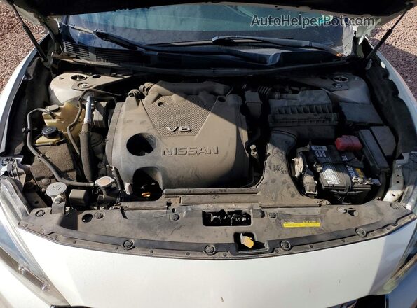 1N4AA6AP7JC392898 2018 NISSAN MAXIMA Белый Вид задней части салона