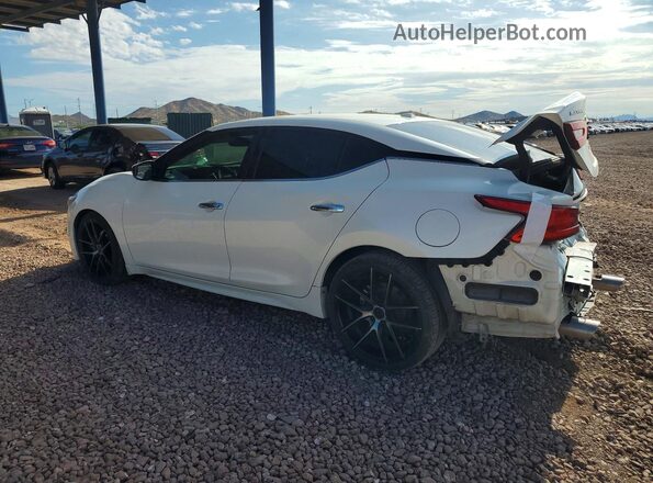 1N4AA6AP7JC392898 2018 NISSAN MAXIMA Белый Задняя левая четверть