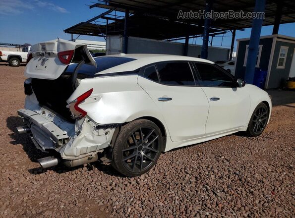 1N4AA6AP7JC392898 2018 NISSAN MAXIMA Белый Задняя правая четверть