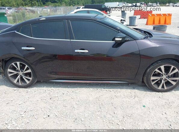 1N4AA6AP8GC380901 2016 NISSAN MAXIMA Black Rear interior view