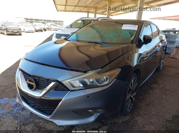 1N4AA6AP8GC408471 2016 NISSAN MAXIMA Черный Передняя левая четверть