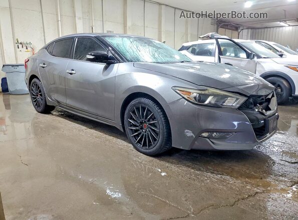 1N4AA6AP8GC412262 2016 NISSAN MAXIMA Gray Przód prawy