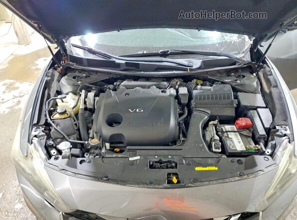 1N4AA6AP8GC412262 2016 NISSAN MAXIMA Gray Widok wnętrza z tyłu