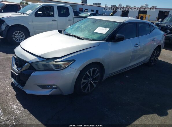 1N4AA6AP8GC422001 2016 NISSAN MAXIMA Silver Առջևի ձախ երեք քառորդ տեսարան