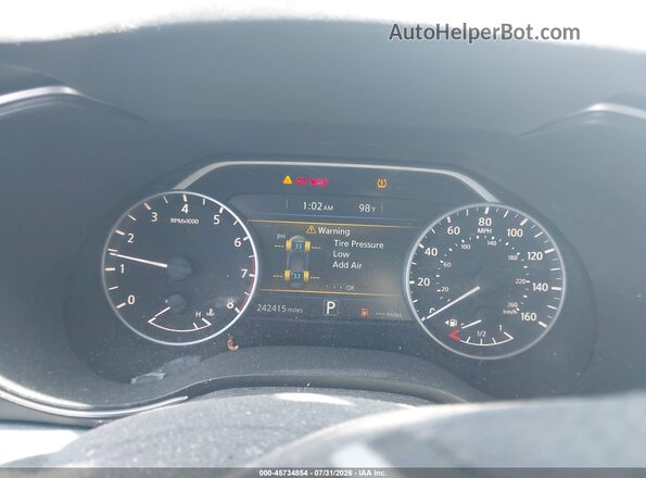 1N4AA6AP8GC422001 2016 NISSAN MAXIMA Silver Հետևի նստատեղերի տեսք
