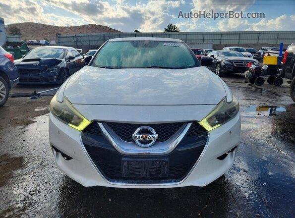 1N4AA6AP8GC439932 2016 NISSAN MAXIMA White წინა ხედი