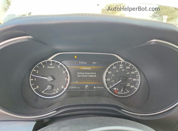 1N4AA6AP8GC439932 2016 NISSAN MAXIMA White ხელსაწყოთა პანელის ხედი