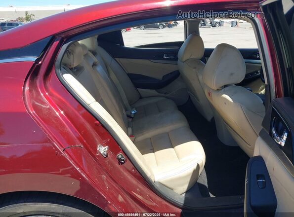 1N4AA6AP8GC445780 2016 NISSAN MAXIMA Red Vista de la etiqueta del VIN