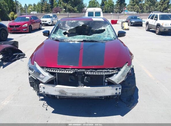 1N4AA6AP8GC445780 2016 NISSAN MAXIMA Red Vista del cuadro de instrumentos