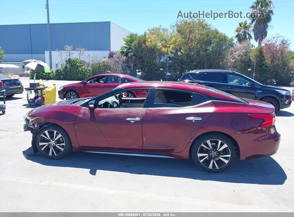 1N4AA6AP8GC445780 2016 NISSAN MAXIMA Red Vista interior de 360 grados