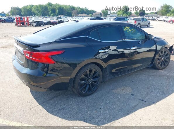 1N4AA6AP8GC447416 2016 NISSAN MAXIMA Черный Задняя правая четверть