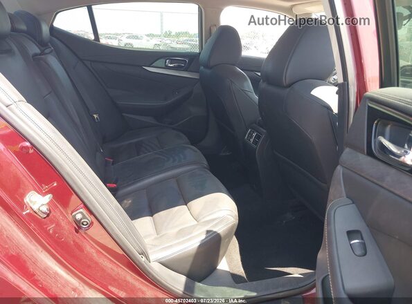 1N4AA6AP8GC448050 2016 NISSAN MAXIMA Red VIN კოდის სტიკერის ხედი