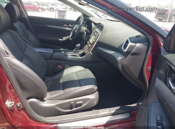 1N4AA6AP8GC448050 2016 NISSAN MAXIMA Red წინა სალონის ხედი