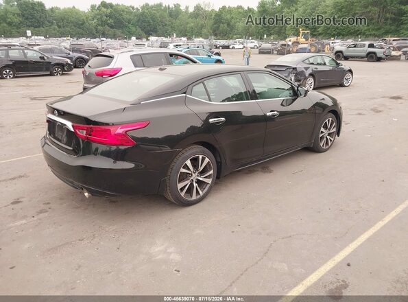 1N4AA6AP8HC369205 2017 NISSAN MAXIMA Черный Задняя правая четверть