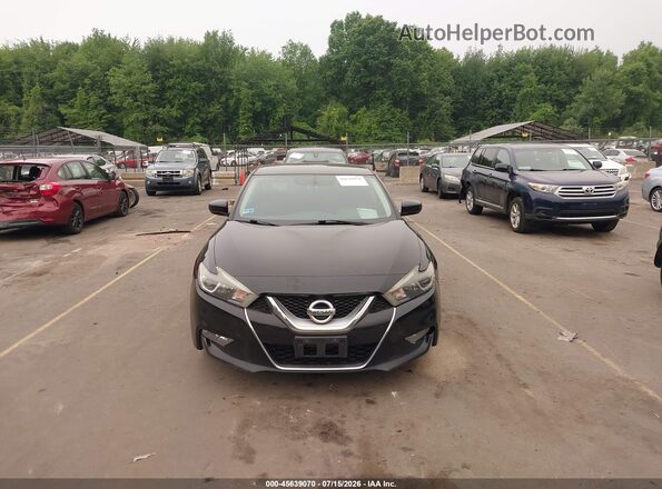 1N4AA6AP8HC369205 2017 NISSAN MAXIMA Черный Вид щитка приборов