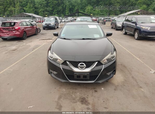 1N4AA6AP8HC369205 2017 NISSAN MAXIMA Черный Вид спереди
